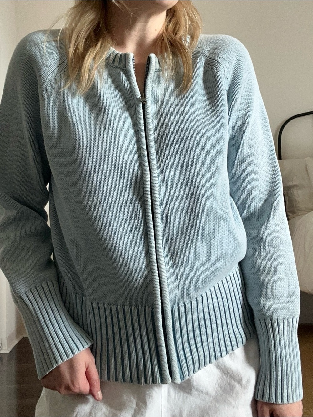 Field Gear Cotton Zip-Up Sweater